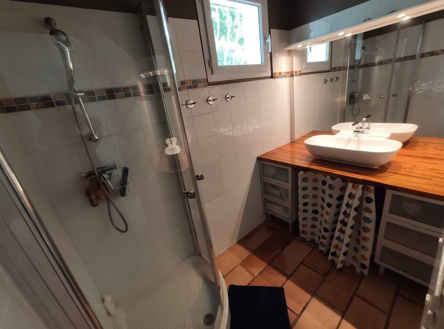 La salle de douche