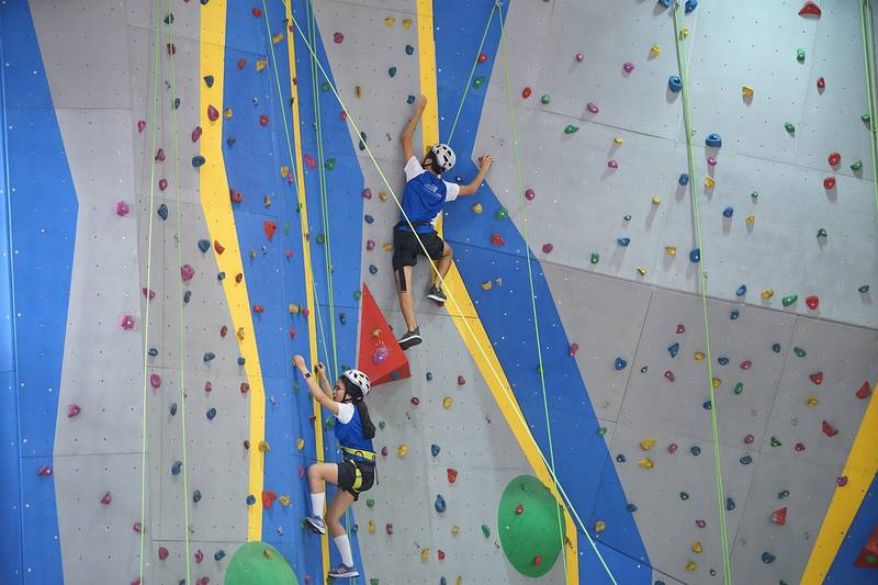 Mur d'escalade